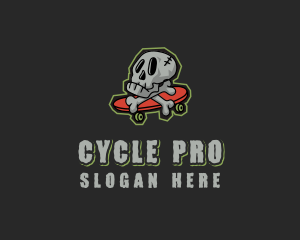 Street Skate Skull logo design