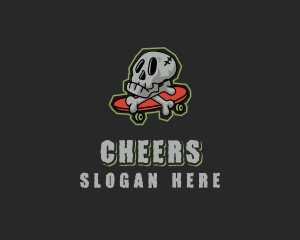 Team - Street Skate Skull logo design