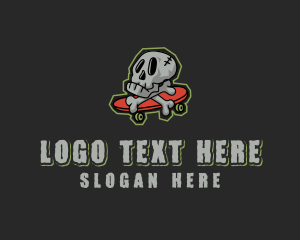 Street Skate Skull Logo