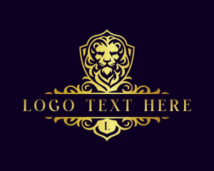 Premium - Majestic Lion Crest logo design