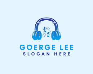 Sound - Music Headphone Gadget logo design