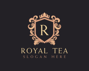 Classy Royal Shield Crown logo design