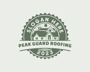 Village House Roofing logo design