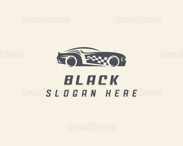 Race Car Automobile Logo