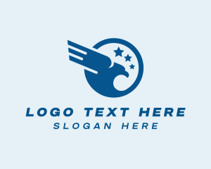 United States - Patriotic American Eagle logo design