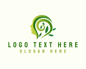 Leaf - Nature Mental Health logo design
