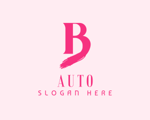 Store - Cosmetics Brushstroke Letter B logo design