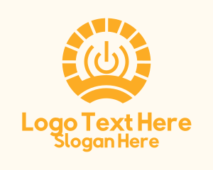 Orange Solar Power  Logo