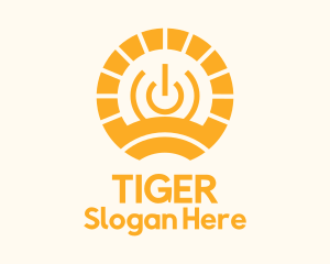 Orange Solar Power  Logo