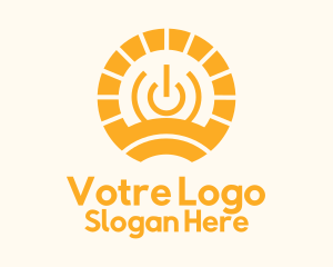 Orange Solar Power  Logo