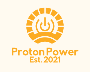 Orange Solar Power  logo design