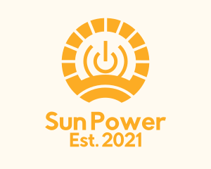 Orange Solar Power  logo design