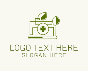 Outdoor - Green Camera Nature logo design