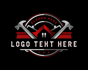 Refurbish - Residential Roof Hammer logo design