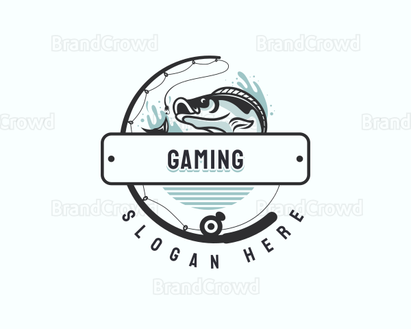Fishing Market Coastal Logo
