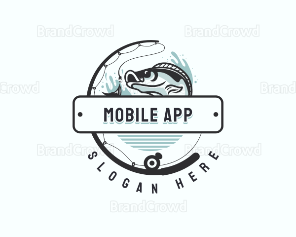 Fishing Market Coastal Logo