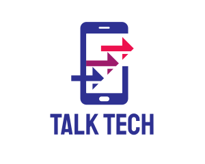 Phone - Phone Arrows Tech logo design