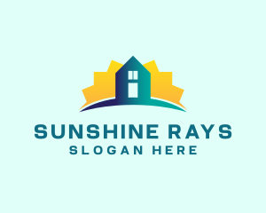 Sunset Home Subdivision logo design