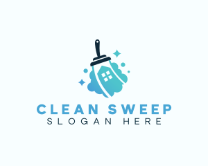 Home Sweep Cleaning logo design