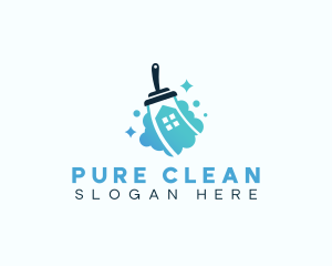 Home Sweep Cleaning logo design