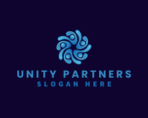 Cooperation - Water Community Volunteer logo design