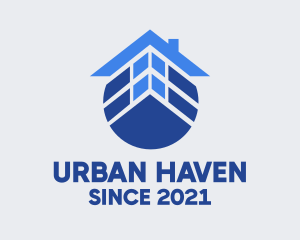 Blue Housing Development  logo design