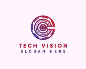Future - Technology Hologram Gear logo design