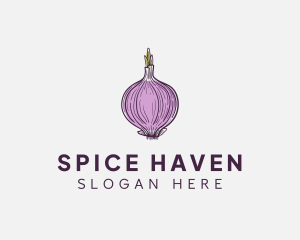 Spice - Natural Onion Spice logo design