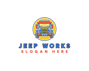 Jeep - Philippine Jeepney Vehicle logo design