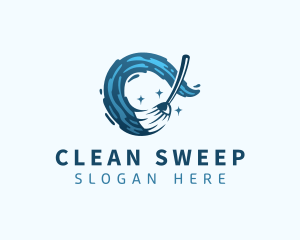 Housekeeping - Housekeeping Cleaning Mop logo design