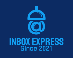 Email - Blue Acorn Email logo design