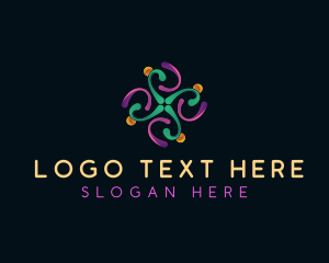 Human Community Organization logo design