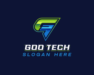 Tech Gaming Letter G logo design