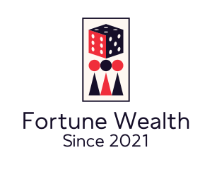 Fortune - Dice Gambling Game logo design