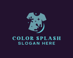 Splash Paint Shirt logo design