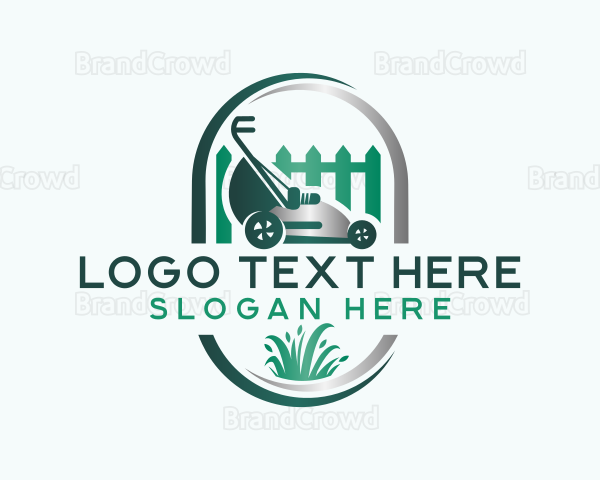 Lawn Care Mower Yard Logo