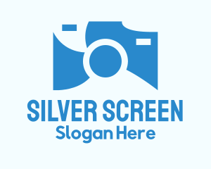 Blue Digital Camera  Logo