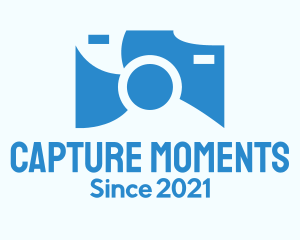 Photojournalism - Blue Digital Camera logo design