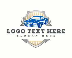 Deluxe - Elegant Car Garage logo design