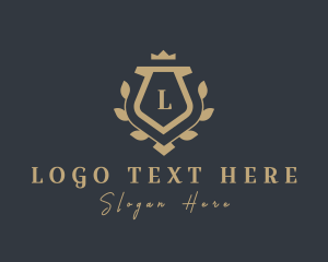 Expensive - Premium Royal Shield logo design