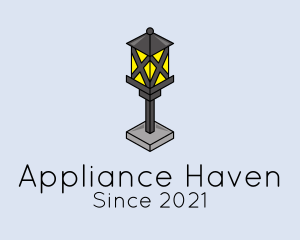 Post Lantern Fixture logo design