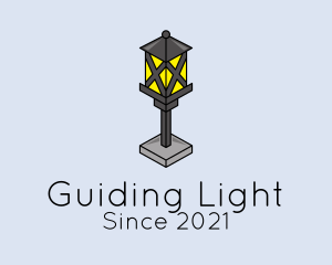 Post Lantern Fixture logo design