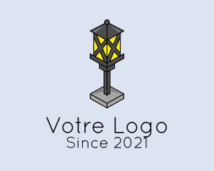 Lantern - Post Lantern Fixture logo design
