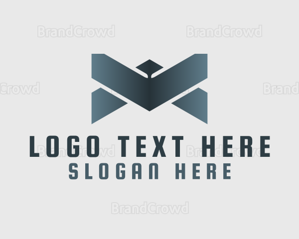 Gradient Tech Letter V Logo