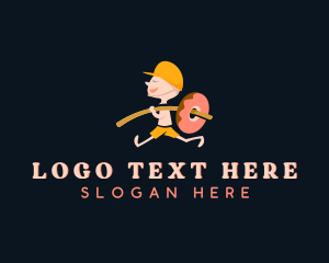 Bagel - Donut Pastry Boy logo design