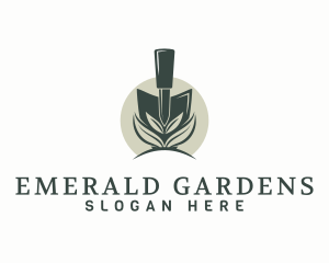 Gardening Trowel Plant logo design