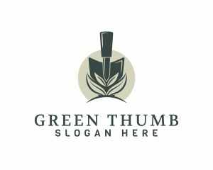 Gardening Trowel Plant logo design