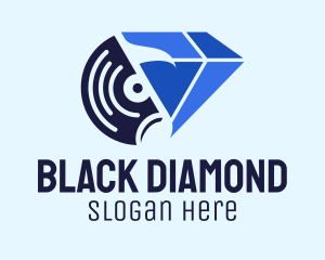 Diamond Music Recording Studio logo design