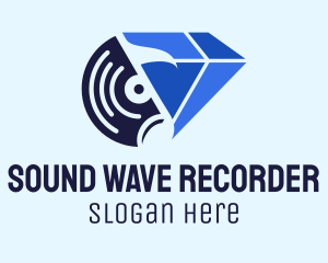 Diamond Music Recording Studio logo design