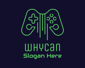 Guitar String Game Controller Logo